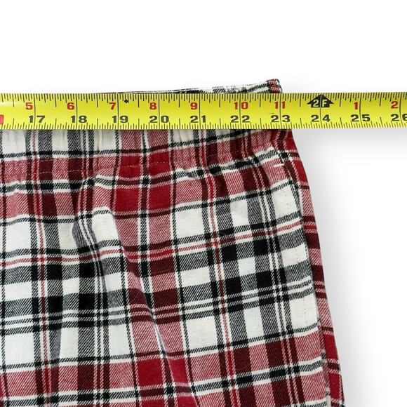 Disney Adult 2XL Pajama PJ Set Christmas 2022 Mickey Holiday Tartan Plaid Red - Picture 12 of 14